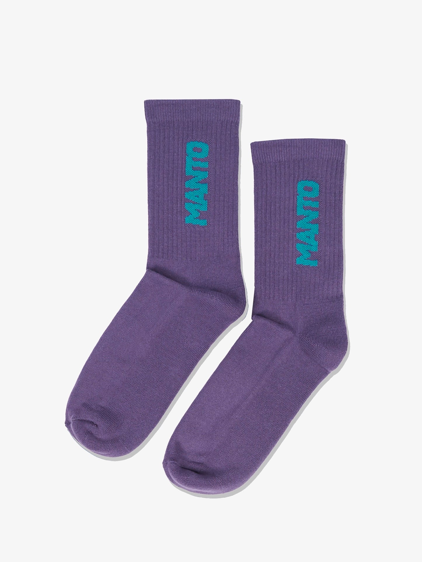 MANTO skarpety LOGOTYPE fioletowe