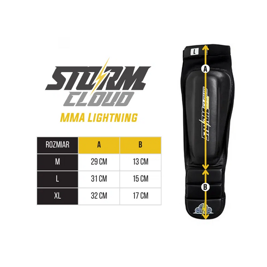 StormCloud Ochraniacze Piszczeli Lite Czarne