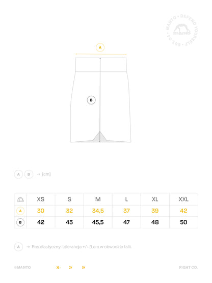 MANTO spodenki bokserskie VARSITY czerwone