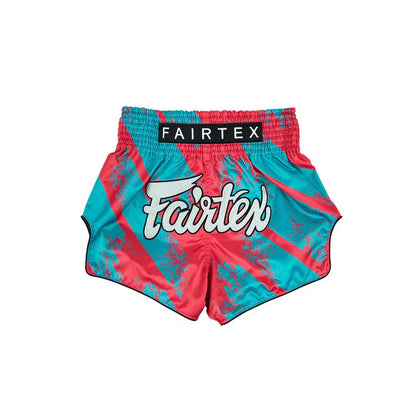 Fairtex Spodenki Muay Thai Street King BS1929 Niebieskie/Czerwone