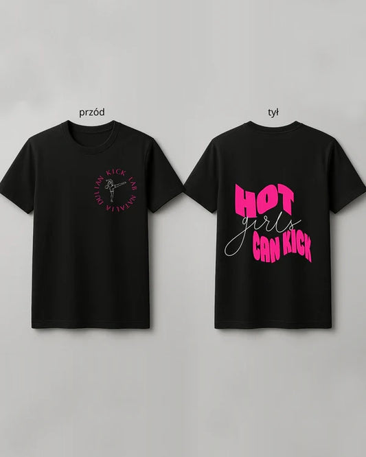 Koszulka "Hot Girls Can Kick"