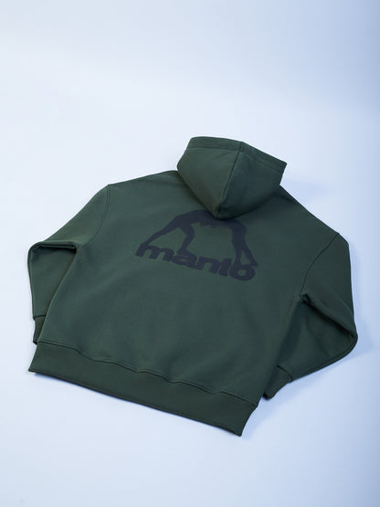 MANTO bluza z kapturem LABEL OVERSIZE khaki