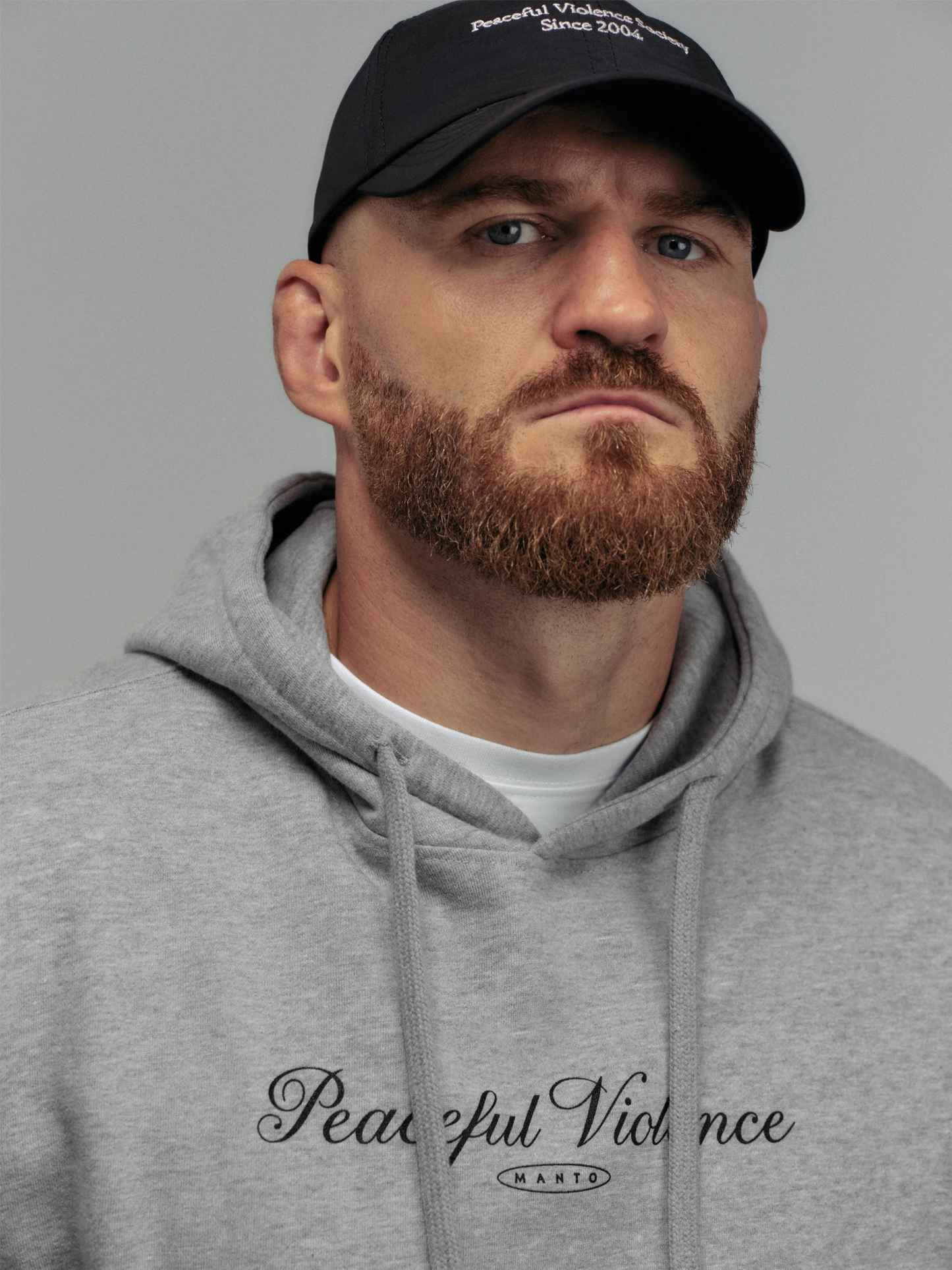 MANTO bluza z kapturem PEACEFUL VIOLENCE melanż