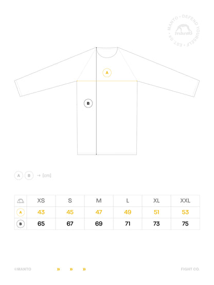 MANTO long sleeve rashguard TERRA czarny