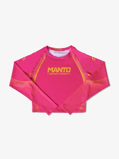 MANTO rashguard DEFEND różowy