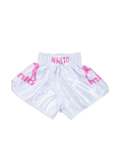 MANTO spodenki MUAY THAI DUAL białe