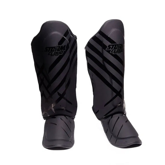 StormCloud Ochraniacze na piszczele Lynx Czarno-Czarne