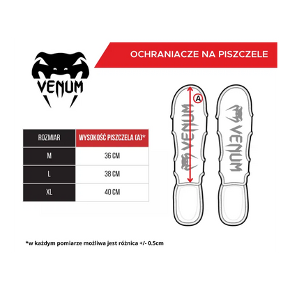 Venum Ochraniacze Piszczeli Impact Evo Military Green