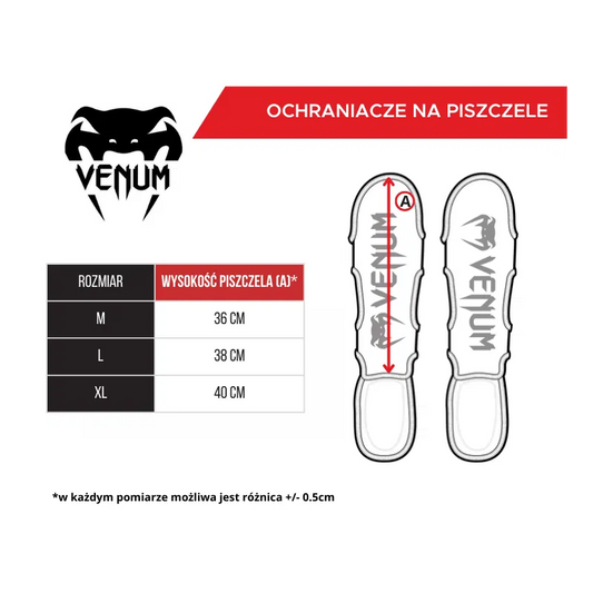Venum Ochraniacze Piszczeli Impact Evo Havana
